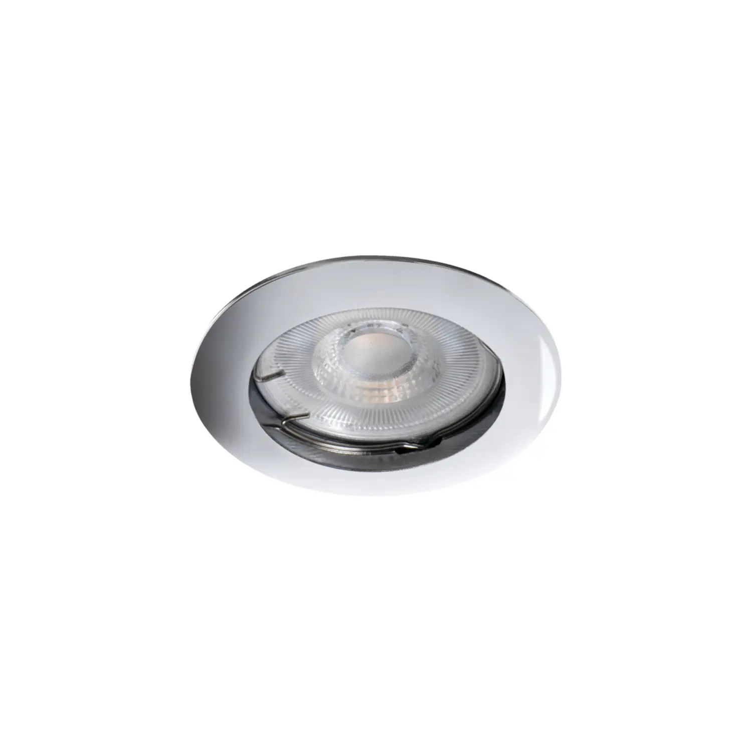 foto del prodotto kanlux porta faretto incasso vidi gx5,3 cromo fisso foro 60 mm tondo