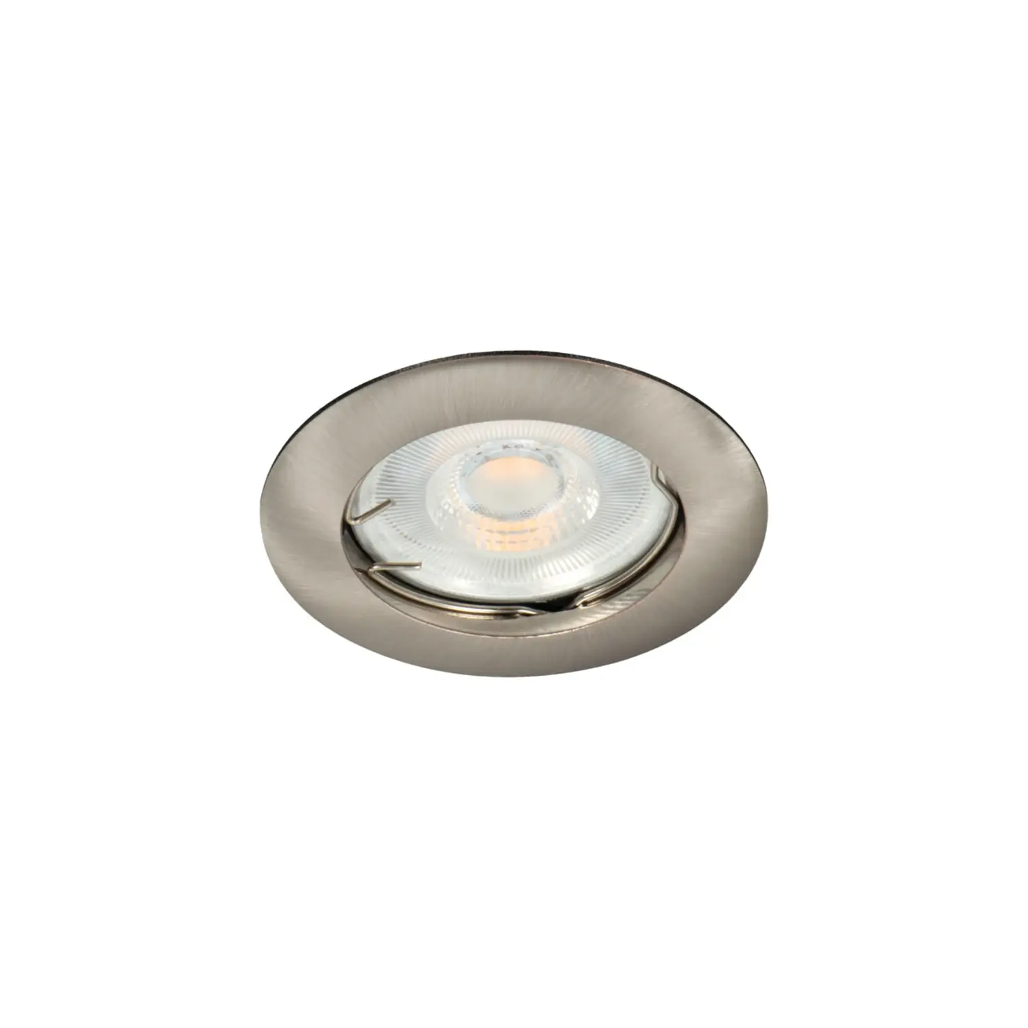 foto del prodotto kanlux porta faretto incasso vidi gx5,3 cromo satinato fisso foro 60 mm tondo