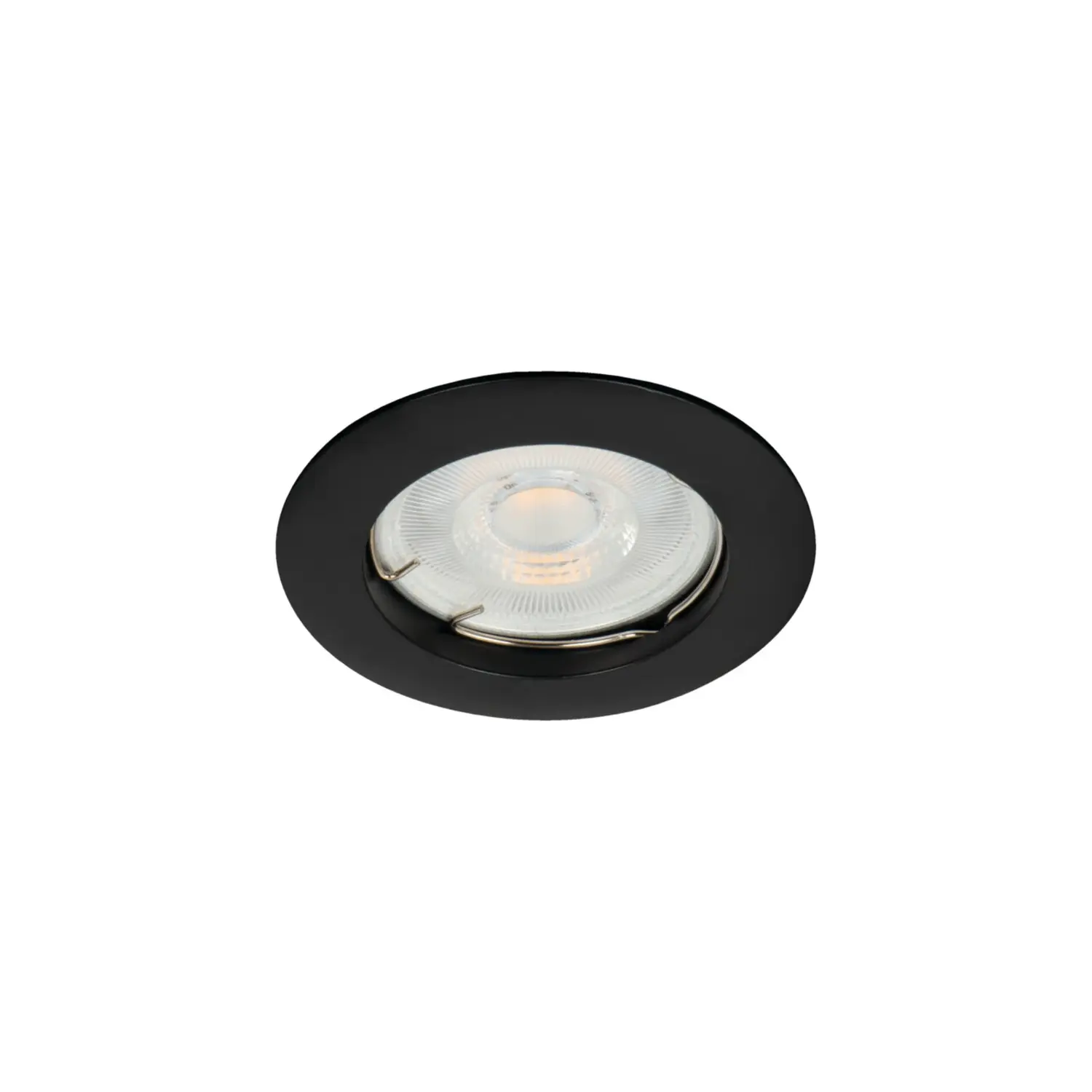 foto del prodotto kanlux porta faretto incasso vidi gx5,3 nero fisso foro 60 mm tondo