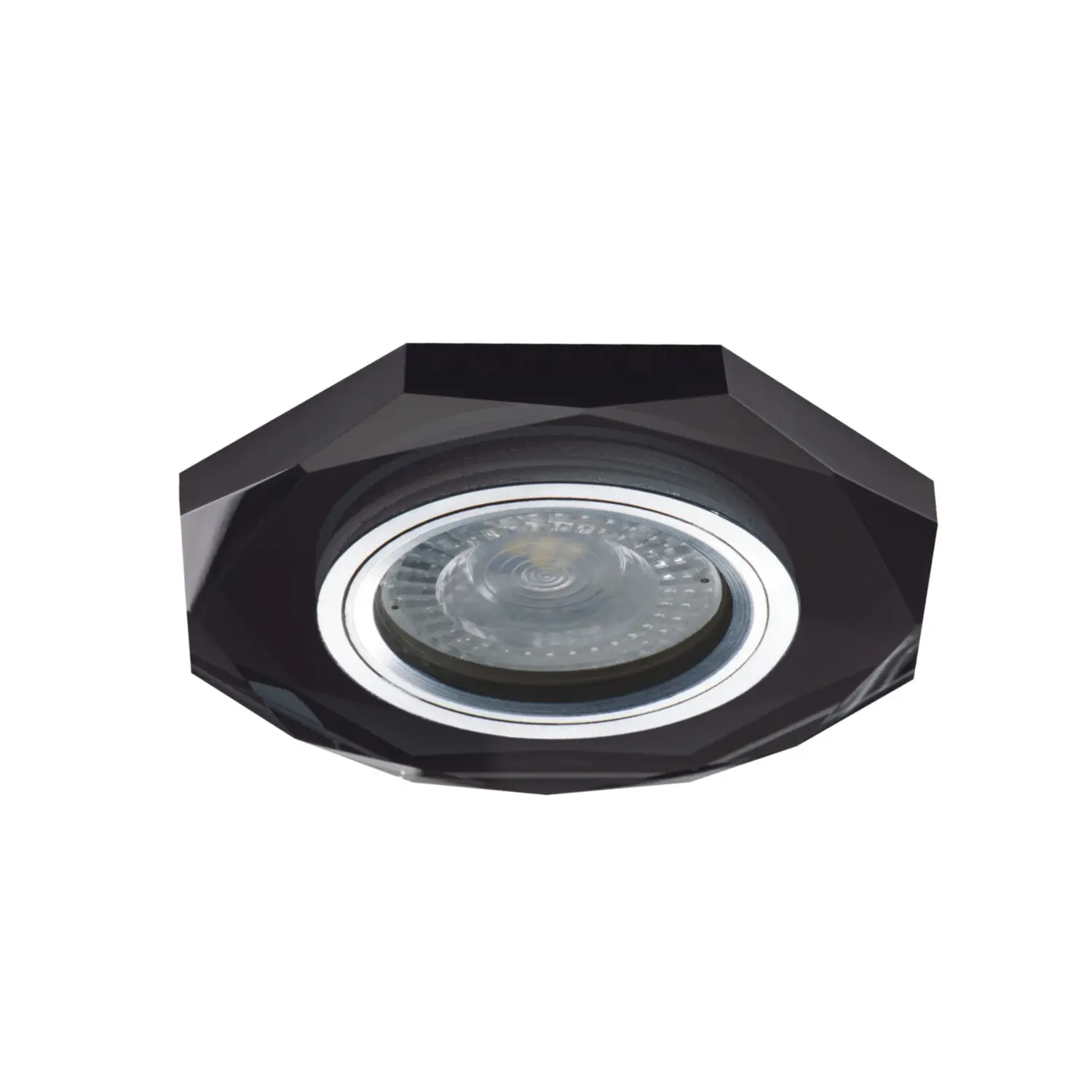 foto del prodotto kanlux porta faretto ottagonale decorativo incasso vetro blu scuro 1 luce