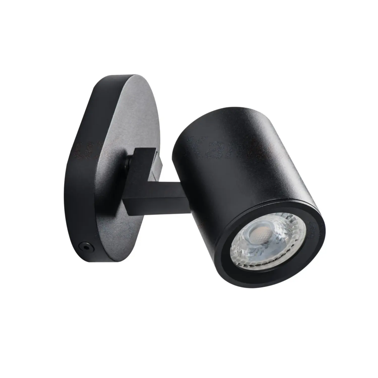 foto del prodotto kanlux portafaretto per spot gu10 da soffitto laurin el 10 nero