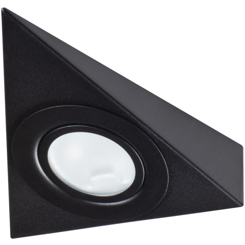 foto del prodotto kanlux spot sotto mobili zepo acciaio nero g4 12v 130x130mm