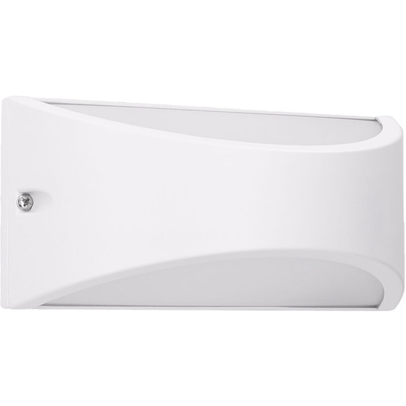 foto del prodotto kapa aplique empotrable de pared exterior con luz led blanco neutro 4000k en color blanco