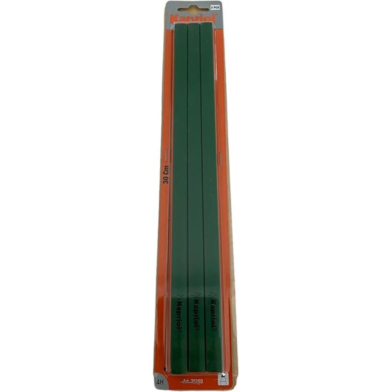 foto del prodotto kapriol 3 matite da lavoro lapis carpentiere falegname muratore matita hb 24cm