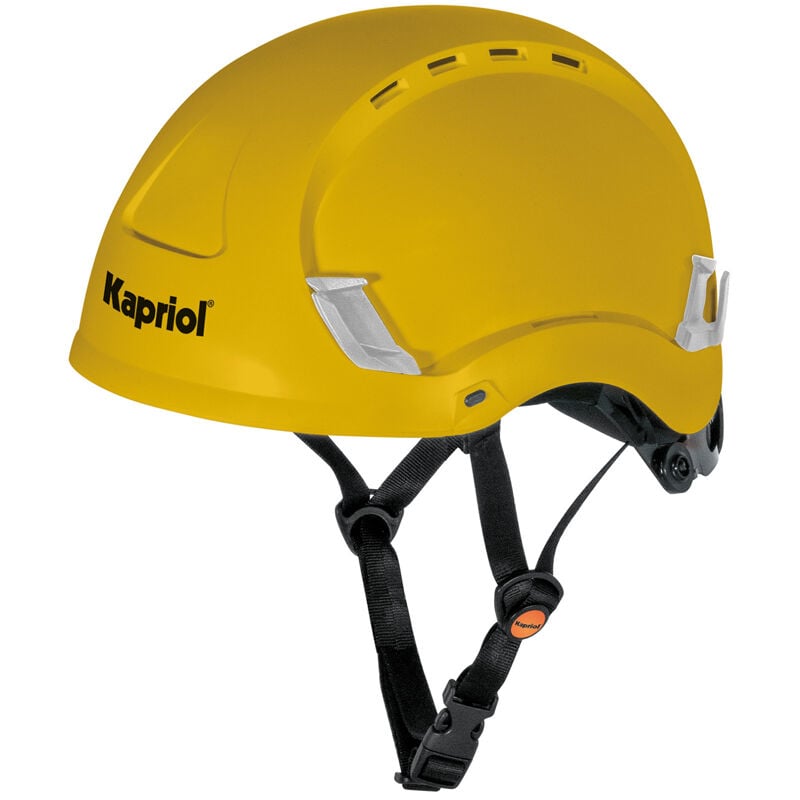 foto del prodotto kapriol casco di protezione da cantiere elmetto airkap antiurto en397 giallo