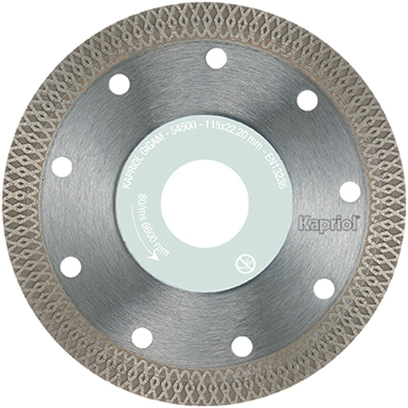 foto del prodotto kapriol disco diamantato jet r f per piastrelle granito gres marmo 230mm flex