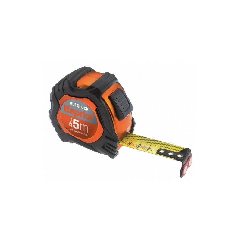 foto del prodotto kapriol flessometro autolock largh. nastro mm.25 lunghezza mt. 5