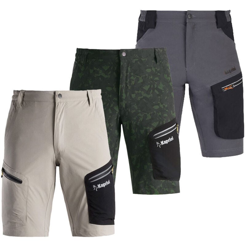 foto del prodotto kapriol pantaloni corti da lavoro tech xl mimetico