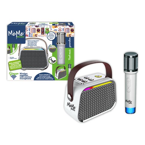 foto del prodotto karaoke meme music 61300 ginger white e silver