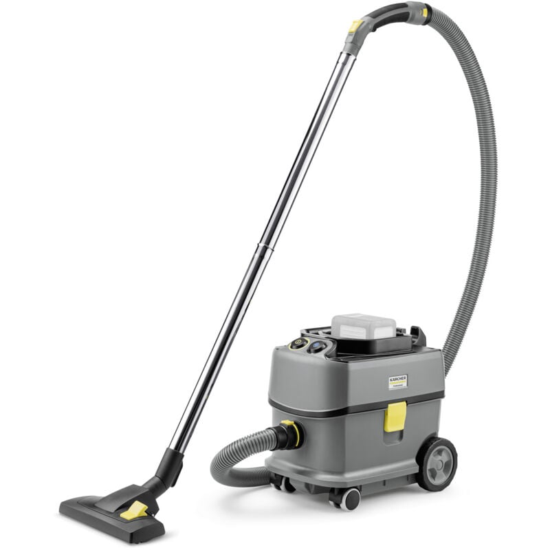 foto del prodotto karcher aspirapolvere a batteria t 10 1 bp capacit del contenitore 10 l materiale vano di raccolta plastica con materiale riciclato