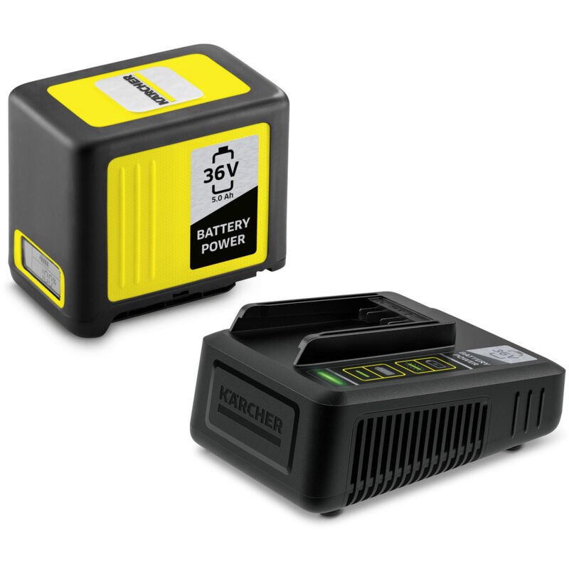 foto del prodotto karcher batteria power 36v 5ah lcd con caricabatterie rapido