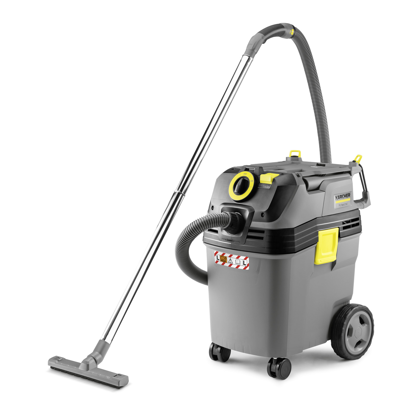 foto del prodotto karcher bidone aspiratutto professionale nt 40/1 ap l - portata aria 74 l/s - aspirazione 273 / 27.3 mbar / kpa - capacità del contenitore 40 l