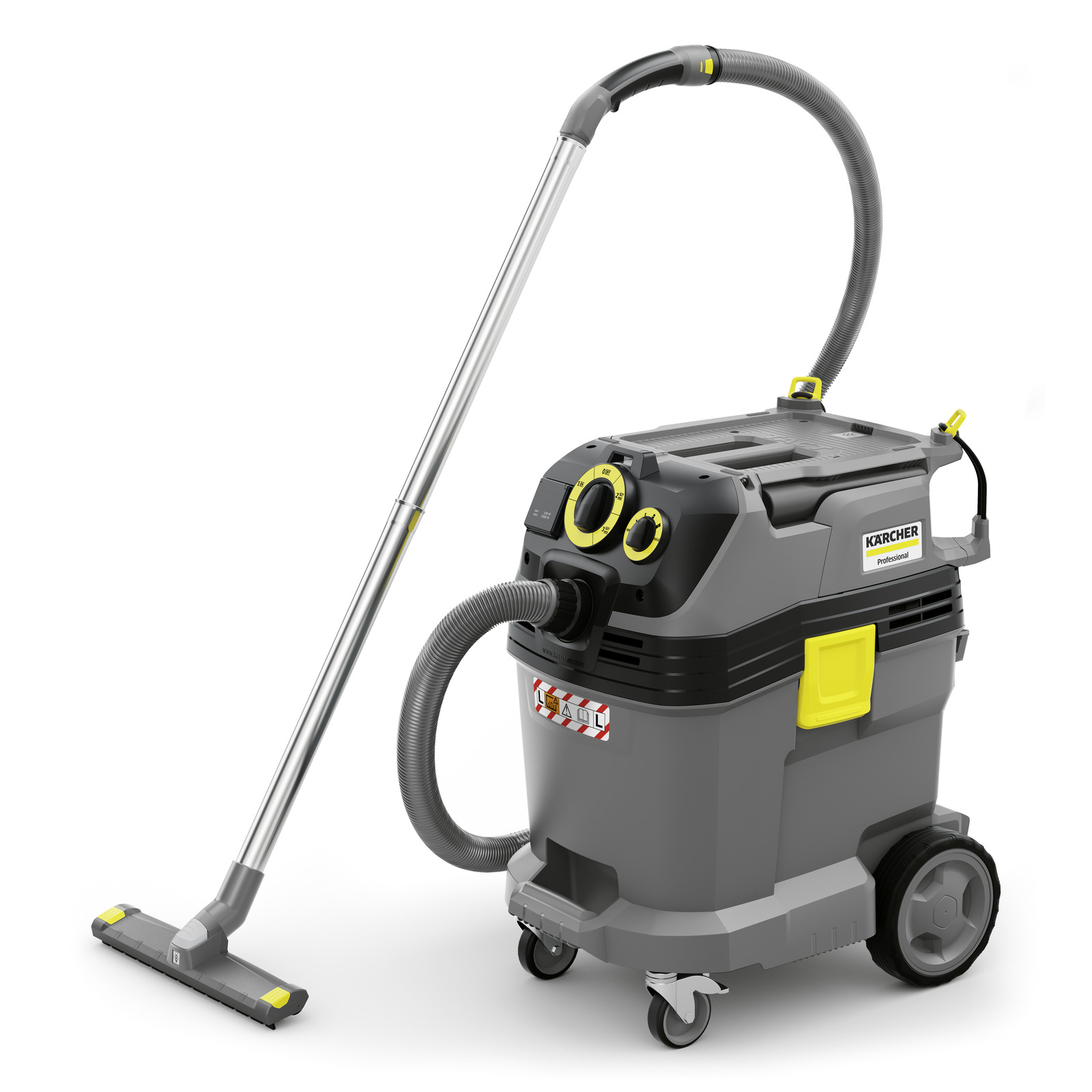 foto del prodotto karcher bidone aspiratutto professionale nt 40/1 tact te l - portata aria 74 l/s - aspirazione 273 / 27.3 mbar / kpa - capacità del contenitore 40 l
