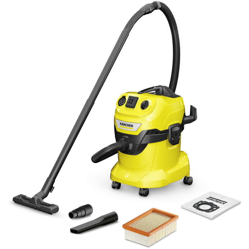 foto del prodotto karcher bidone aspiratutto solido liquidi wd 4 p v 20 5 22 potenza allacciata 1000 w capacit vano raccolta 20 l materiale vano di