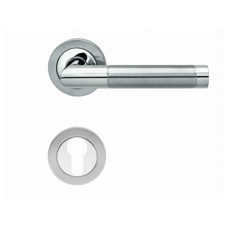 foto del prodotto karcher design maniglia a leva su rosone key i be700a acciaio inox satinato be700a pz0 73