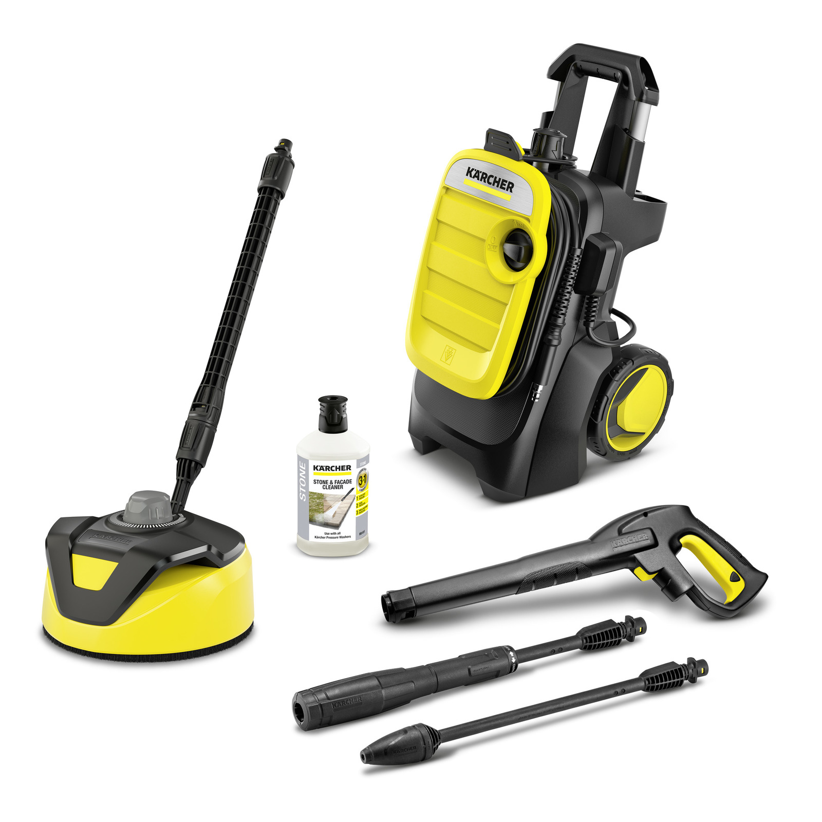 foto del prodotto karcher idropulitrice k 5 compact home - pressione 20 max. 145 2 max. 14.5 bar mpa - portata max. 500 l h - potenza allacciata 2.1 kw