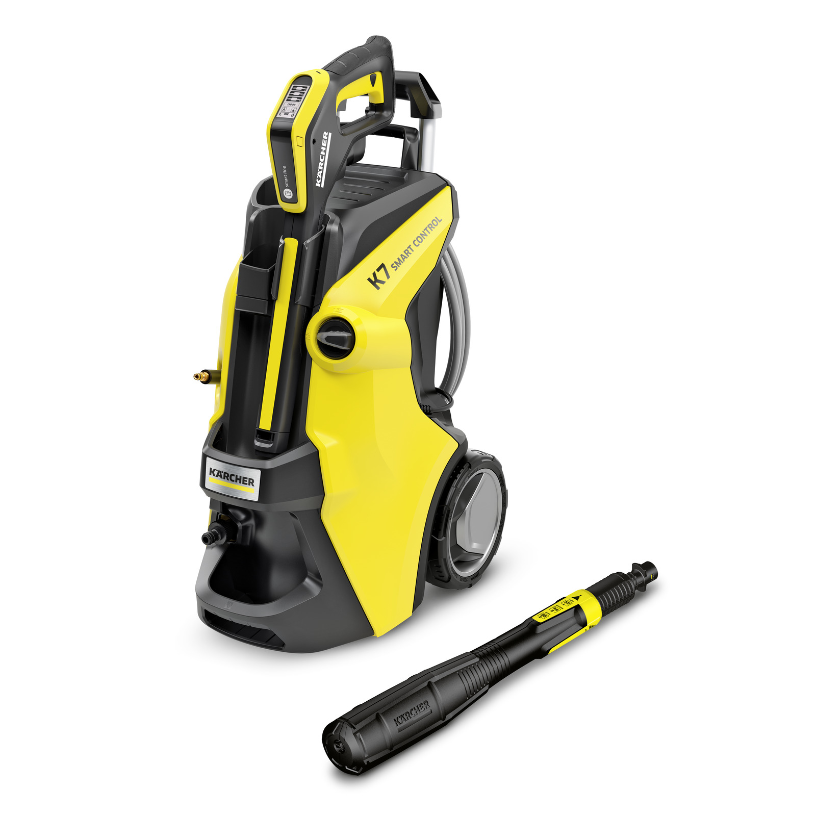foto del prodotto karcher idropulitrice k 7 smart control flex - allacciamento elettrico 1 230 50 v hz - pressione 20 max. 180 2 max. 18 bar mpa - portata max. 600 l h