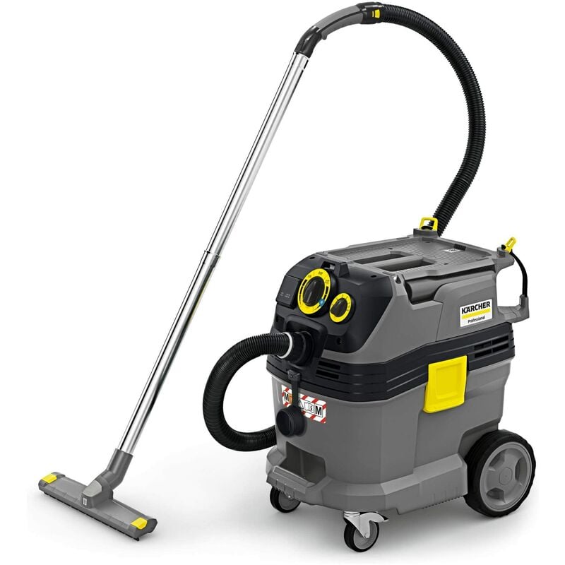 foto del prodotto karcher k rcher nt 30 1 tact te m aspiratore solidi liquidi professionale, potenza max. 1380 w, contenitore in plastica 30 l, presa di corrente,