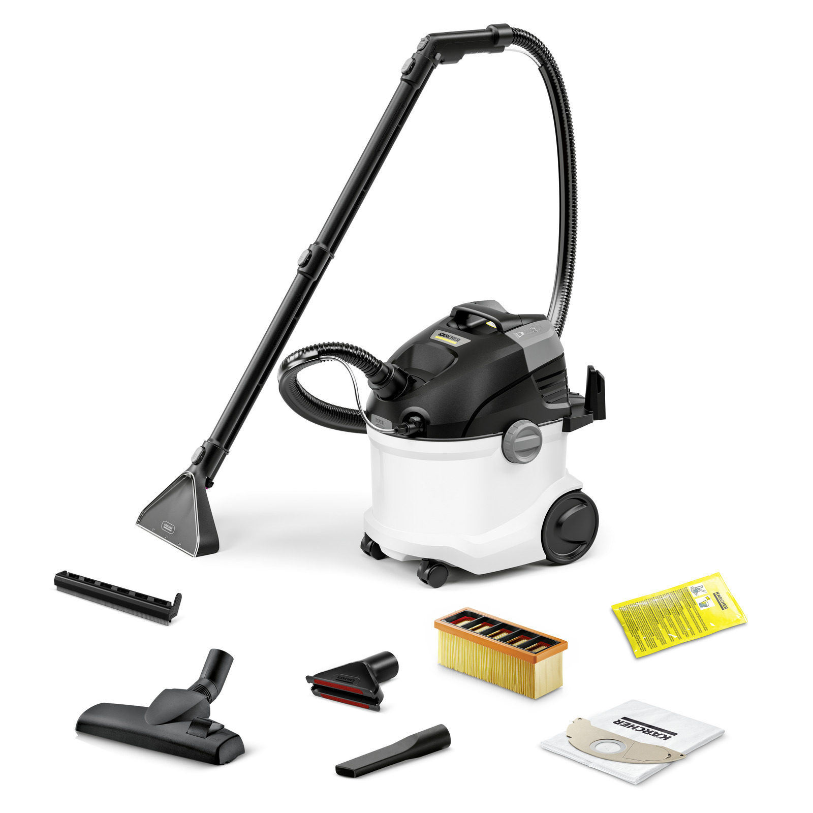foto del prodotto karcher lavatappeti se 5 potenza assorbita 1000 w larghezza di lavoro 227 mm serbatoio acqua pulita 4 l