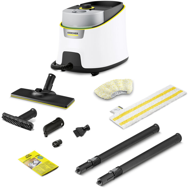 foto del prodotto karcher pulitore a vapore sc 4 deluxe resa con un serbatoio pieno circa circa. 130 m potenza termica 2200 w pressione del vapore max. 4