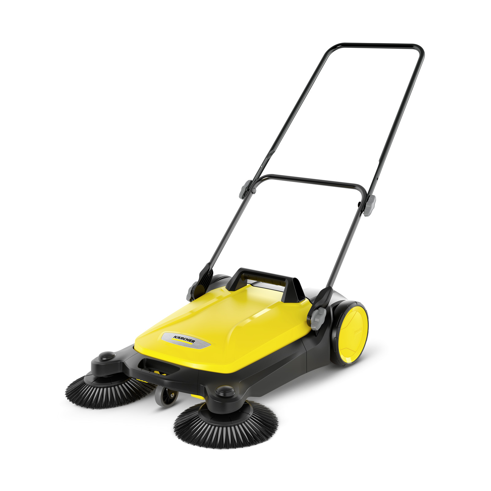 foto del prodotto karcher spazzatrice manuale s 4 twin - ampiezza di lavoro con spazzola laterale 680 mm - max. prestazioni di area 2400 m /h - contenitore per rifiuti 20 l
