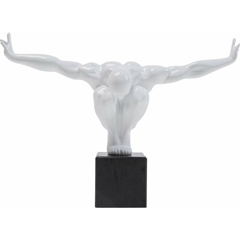 foto del prodotto kare design statuetta decorativa athlet, bianco, 29x43x15cm, piccolo, uomo atleta, scultura, fitness