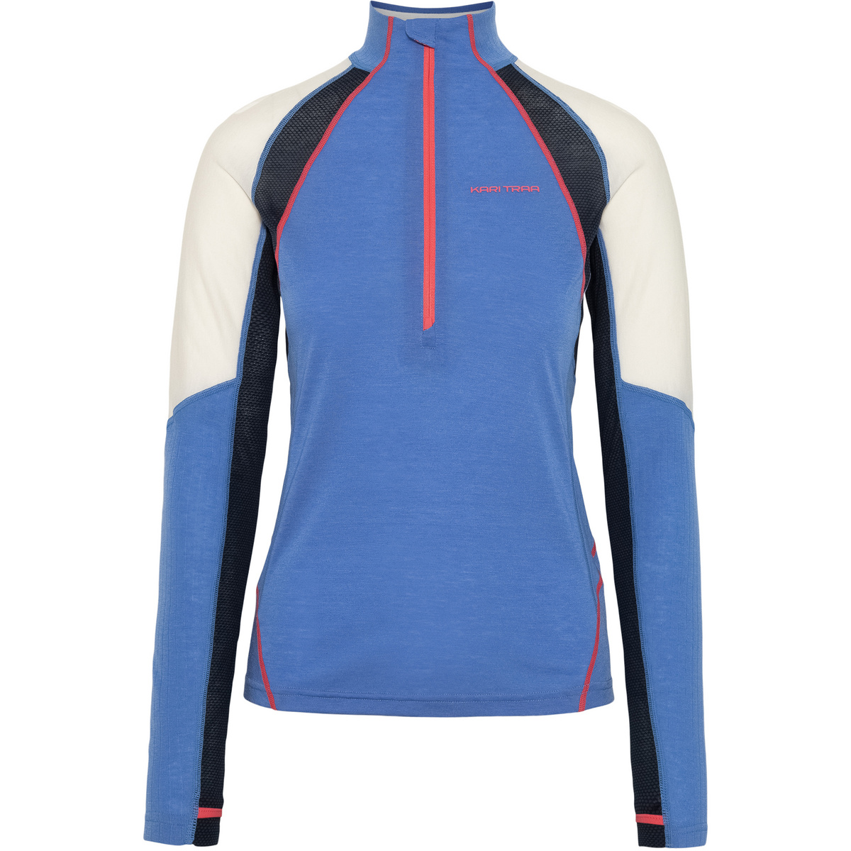 foto del prodotto kari traa donna maglia a manica lunga alma half zip