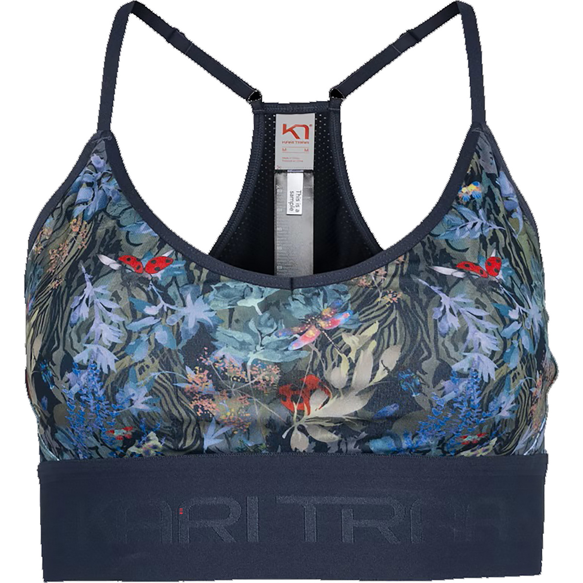 foto del prodotto kari traa donna reggiseno sportivo var printed sport