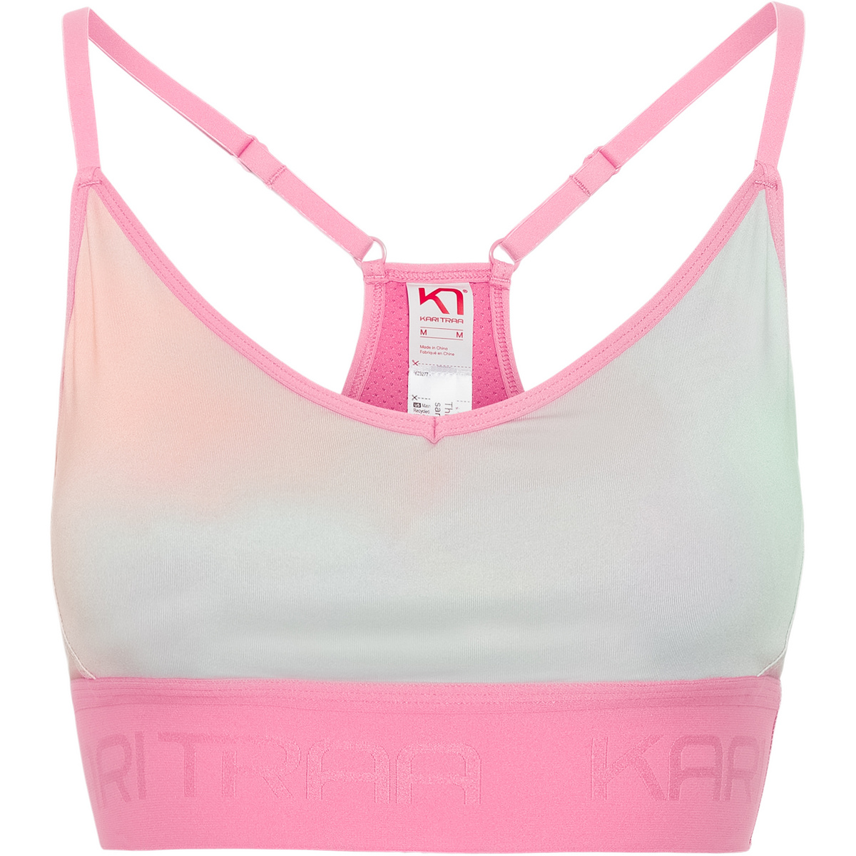 foto del prodotto kari traa donna reggiseno sportivo var printed sport