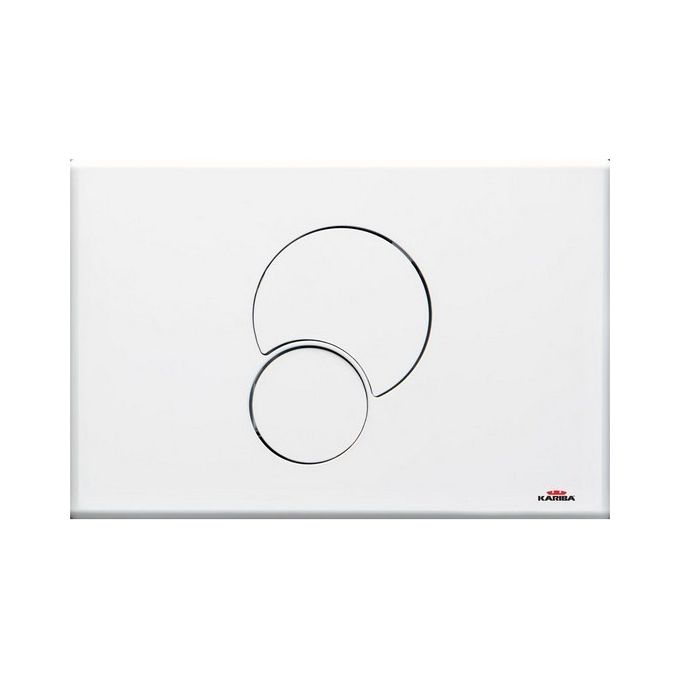 foto del prodotto kariba placca fidia duo bianca