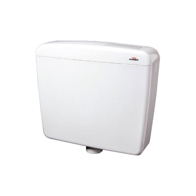 foto del prodotto kariba super cassetta wc esterna a zaino 9 lt. tubo 40 mm. bianca bassa o media posizione 334008