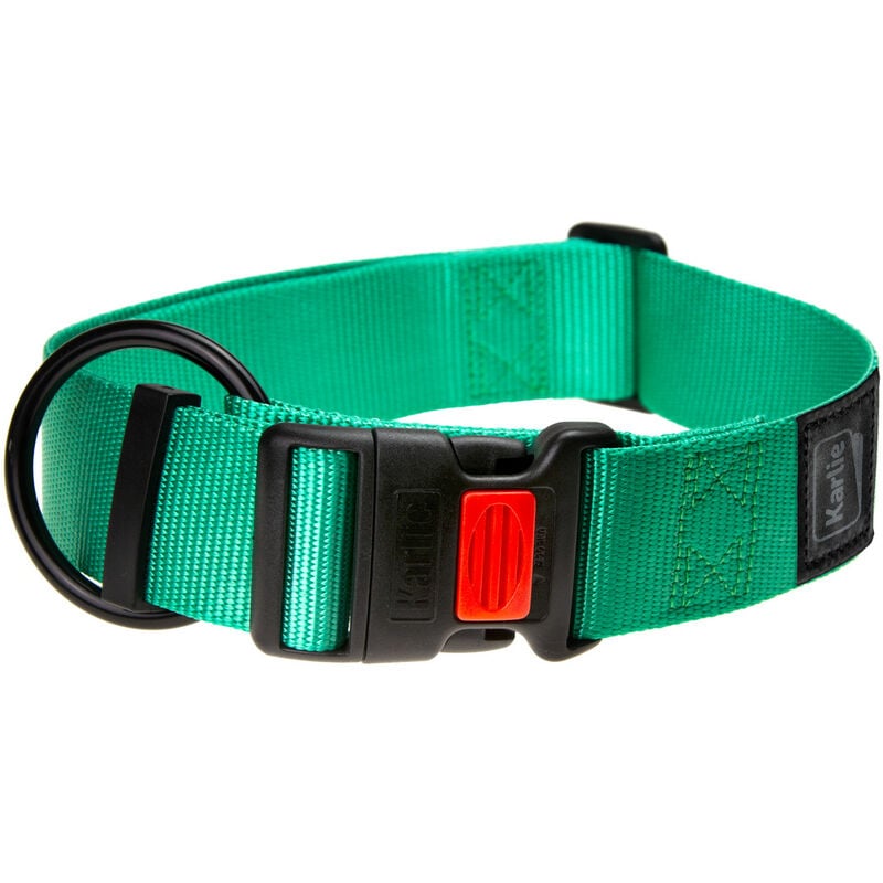 foto del prodotto karlie k art sportiv plus collar, mint da 40 mm 55 75 cm, regolabile