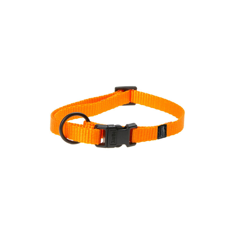 foto del prodotto karlie k f art sportiv plus collar, 10mm, 20 35 cm arancione, regolabile