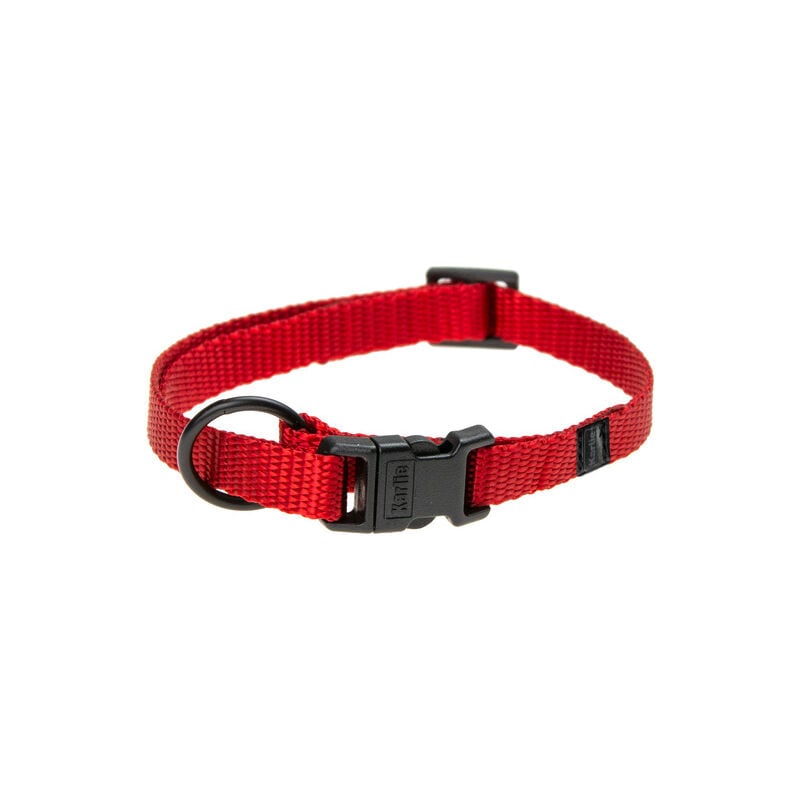 foto del prodotto karlie k f art sportiv plus collar, 10mm, 20 35 cm di rosso, regolabile