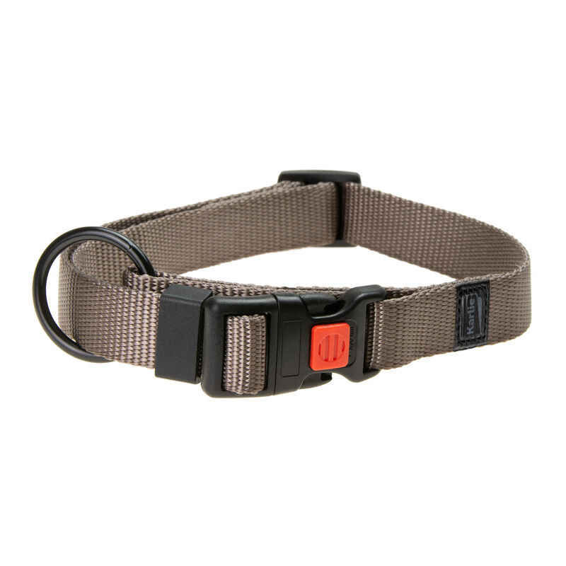 foto del prodotto karlie k f art sportiv plus collar, 20mm 40 55 cm grigio, regolabile