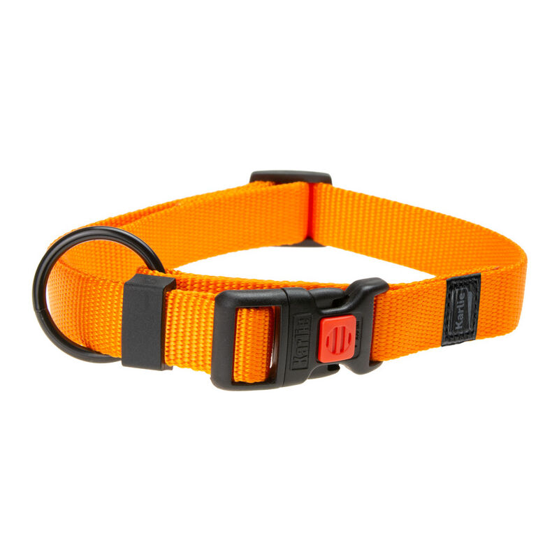 foto del prodotto karlie k f art sportiv plus collar, arancione da 20 mm 40 55 cm, regolabile