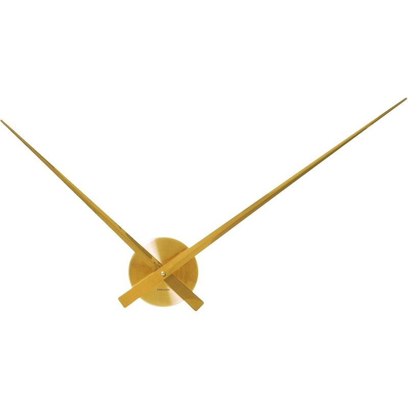 foto del prodotto karlsson little big time orologio da muro, metallo, oro