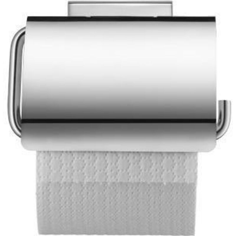 foto del prodotto karree - portarotolo con coperchio, cromo 0099551000 - duravit