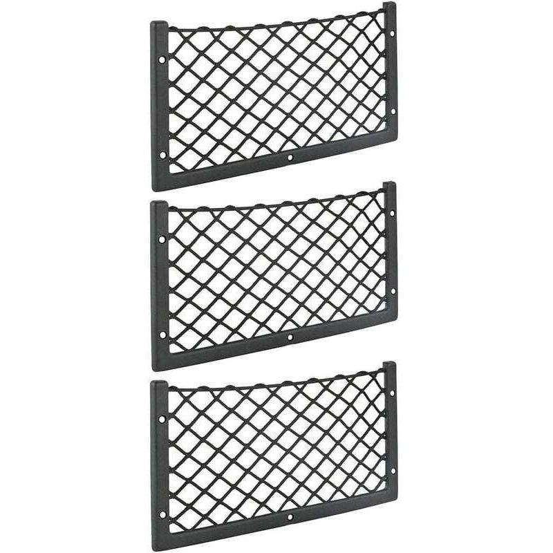 foto del prodotto kartokner 3 pezzi rete portaoggetti per auto 36x18 cm rete portaoggetti per riviste ad alta elasticit per bagagli t4 t5 t6 per furgone roulotte