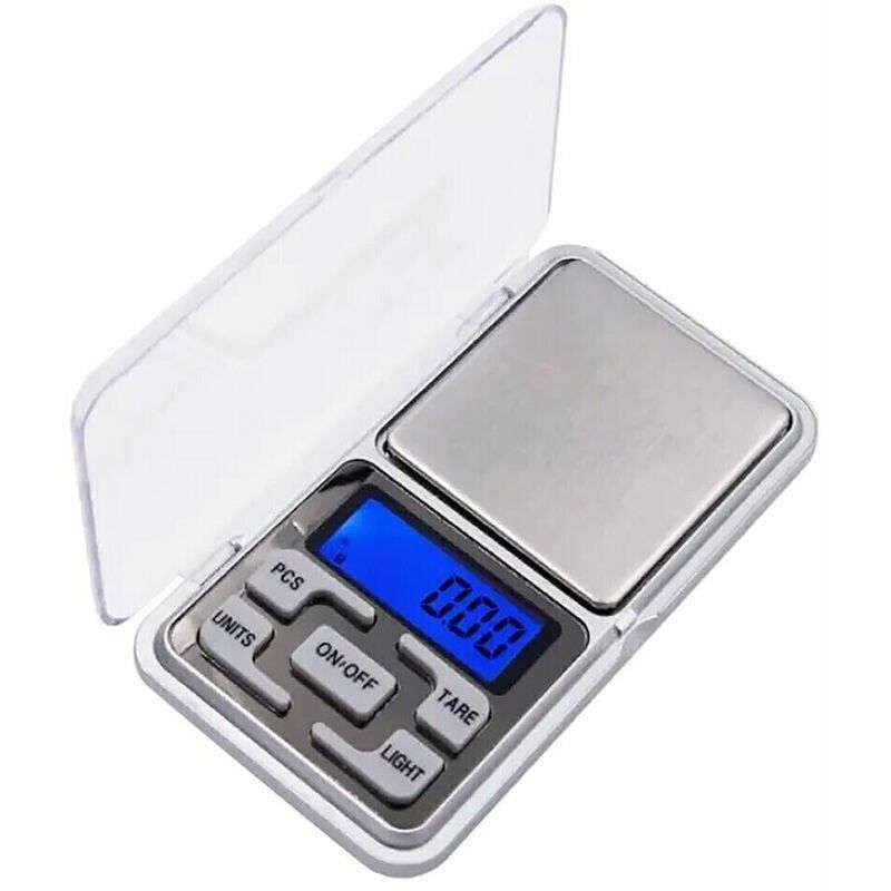 foto del prodotto kasart bilancino bilancia di precisione digitale portatile 0,05 200 grammi lcd tara
