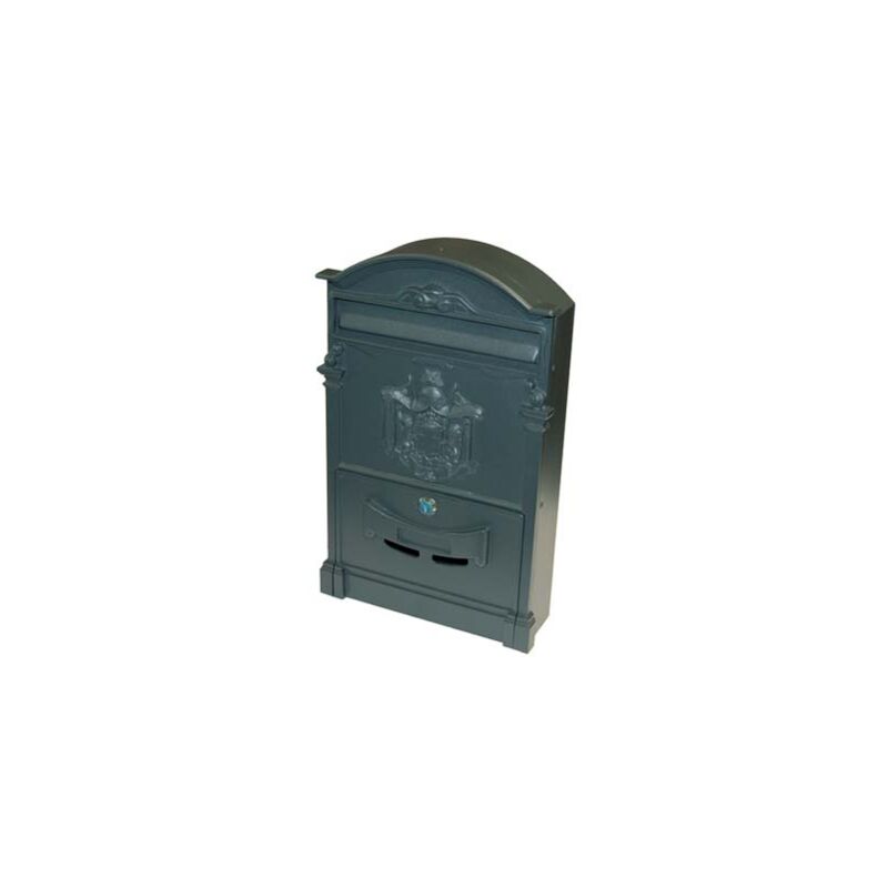 foto del prodotto kasart cassetta posta regia domus alluminio pressofuso grigio mm 260x90 h.mm 410