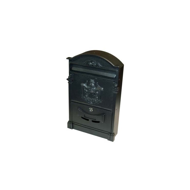 foto del prodotto kasart cassetta posta regia domus alluminio pressofuso nero mm 260x90 h.mm 410