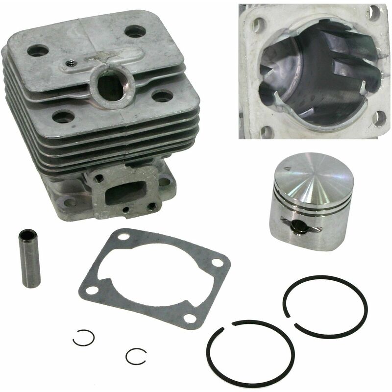 foto del prodotto kasei kit cilindro pistone segmenti decespugliatore 1e34f 2e 1 tr25 ggp stiga