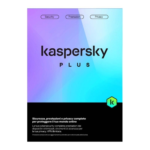 foto del prodotto kaspersky plus, 5 dispositivo, 1 anno