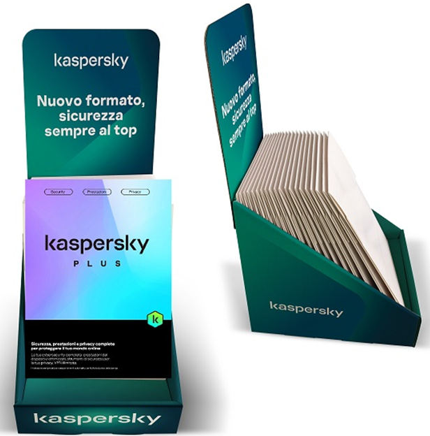 foto del prodotto kaspersky standard, 3 dispositivo, 1 anno
