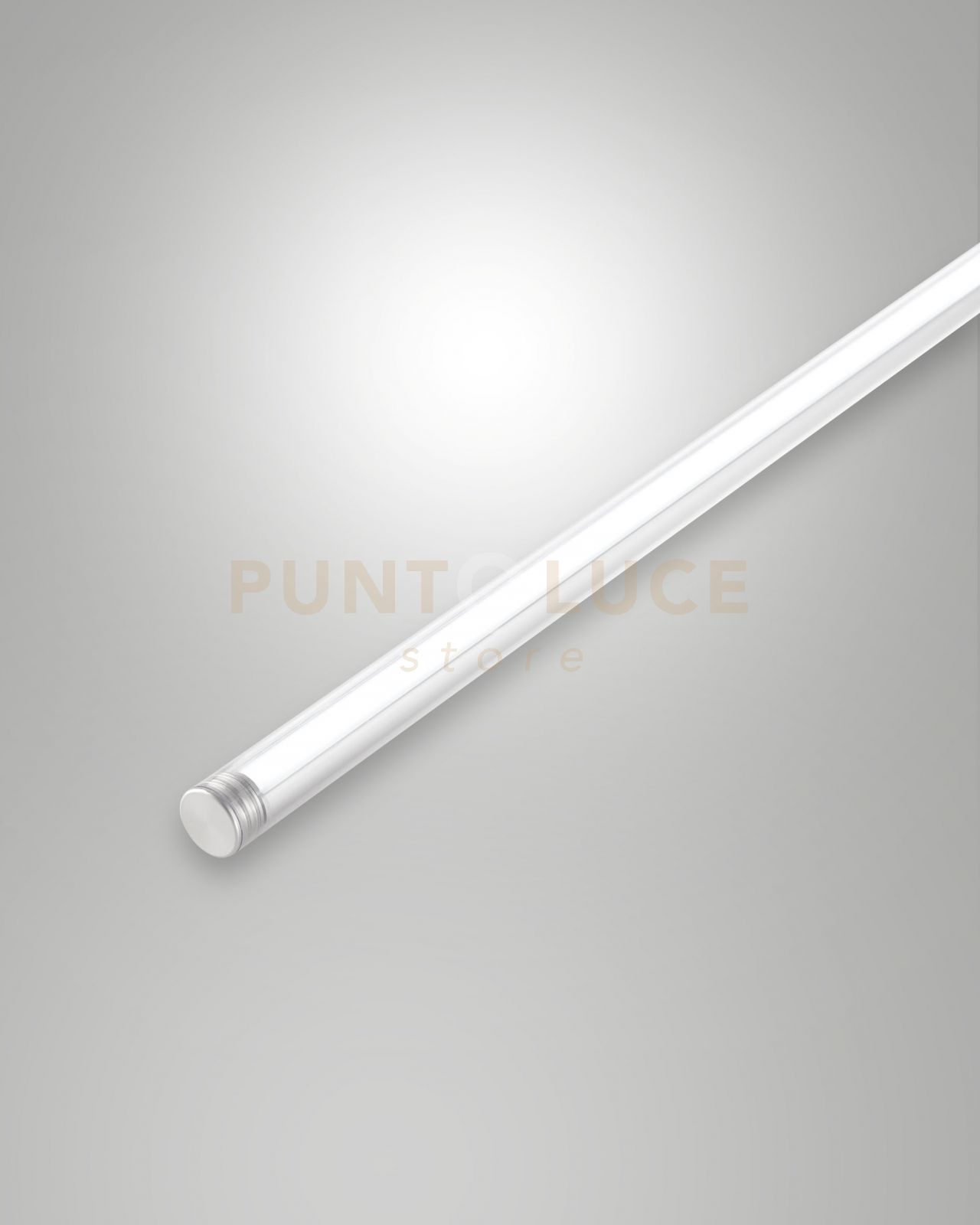 foto del prodotto kate barra tonda a led 14,4w 3000k 1750lm alluminio anodizzato ip65 100cm