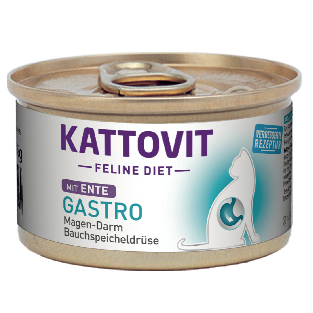 foto del prodotto kattovit gastro 12 x 85 g anatra