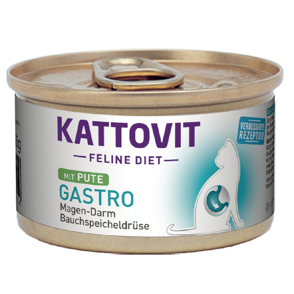 foto del prodotto kattovit gastro 12 x 85 g tacchino