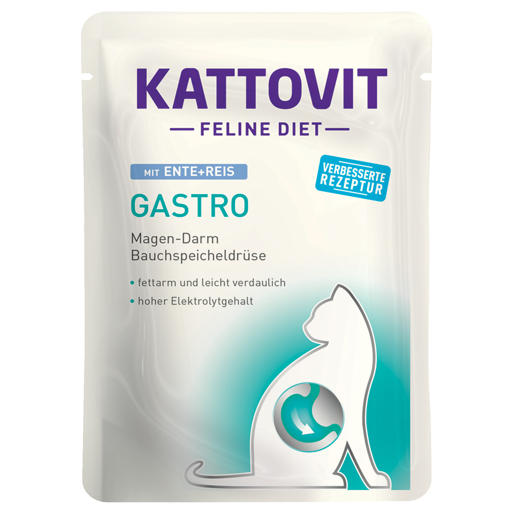 foto del prodotto kattovit gastro buste 24 x 85 g anatra riso
