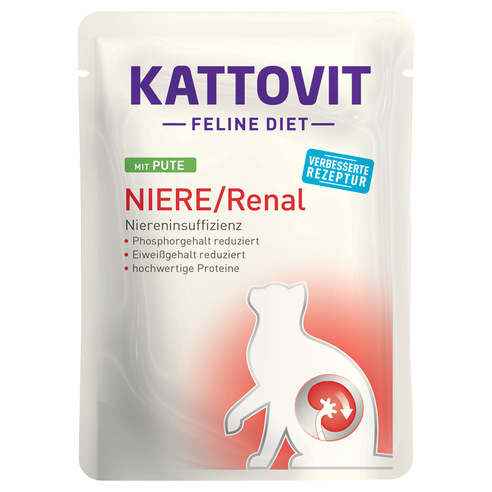 foto del prodotto kattovit renal in busta 24 x 85 g alimento umido per gatti tacchino